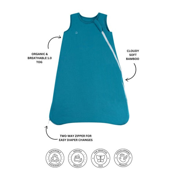 Organic Bamboo 1.0 TOG Sleeping Bag Deep Blue