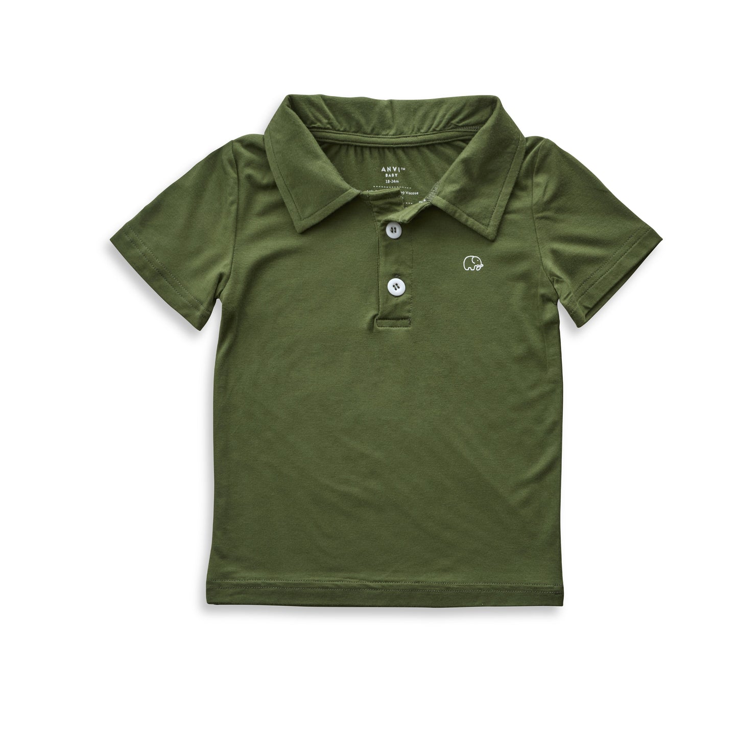 Bamboo Spandex Polo Shirt Dark Green