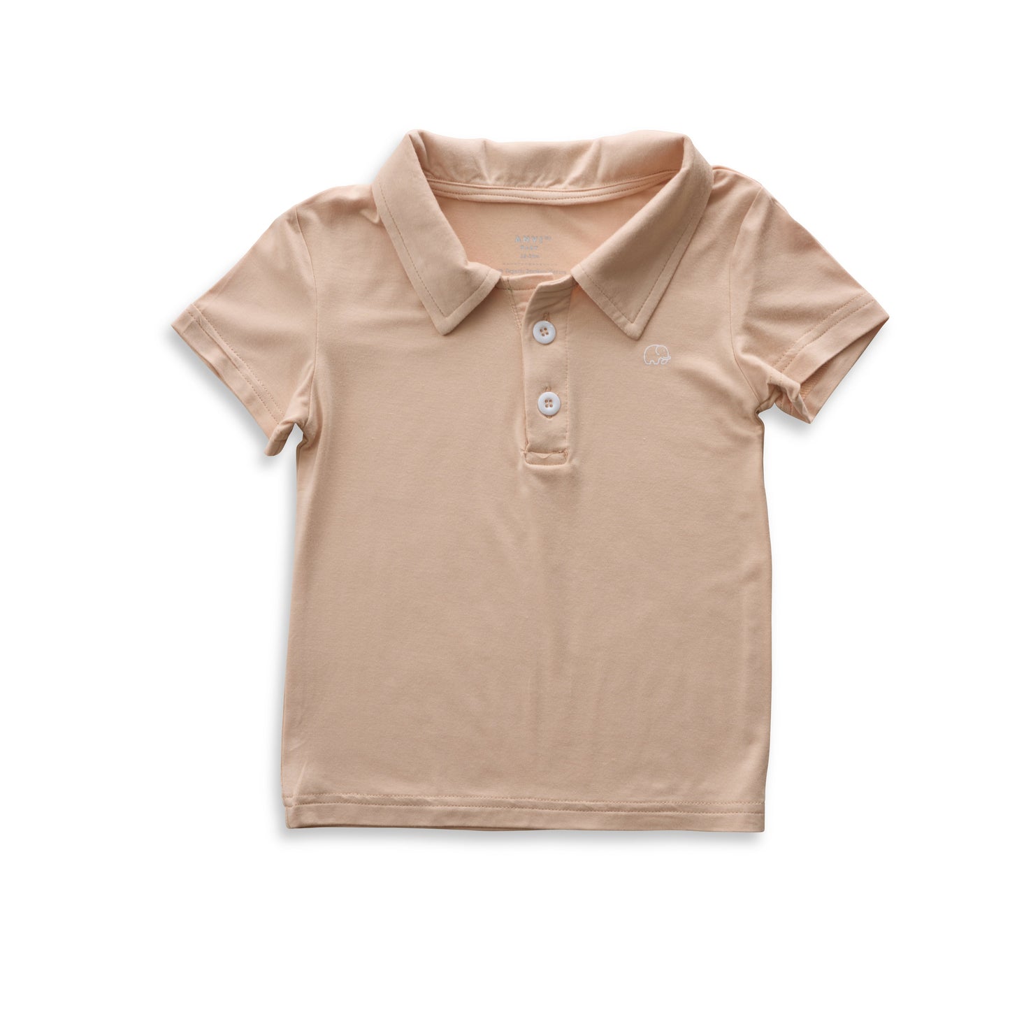 Bamboo Spandex Polo Shirt Coral Peach