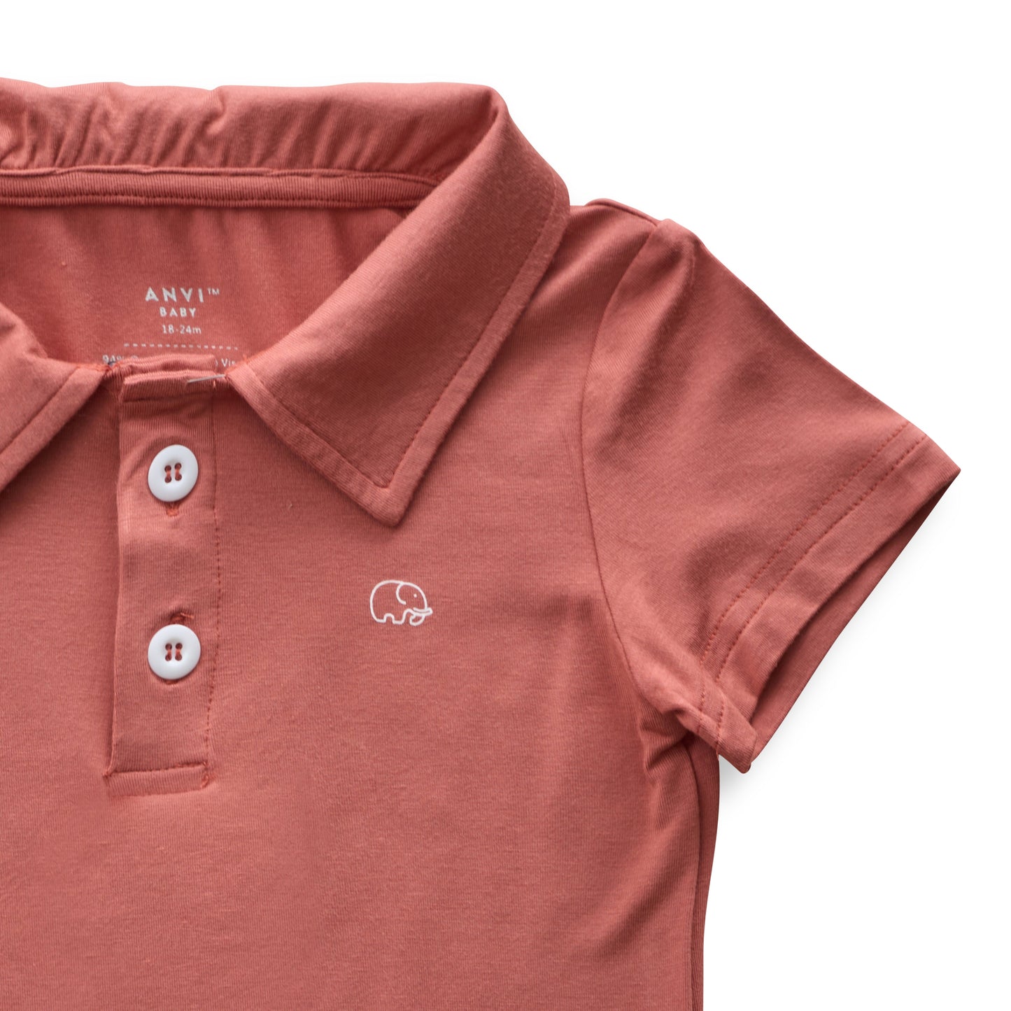 Bamboo Spandex Polo Shirt Maroon