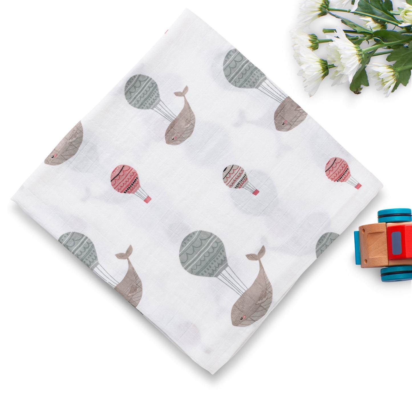 Bamboo Muslin Swaddle Wild & Free