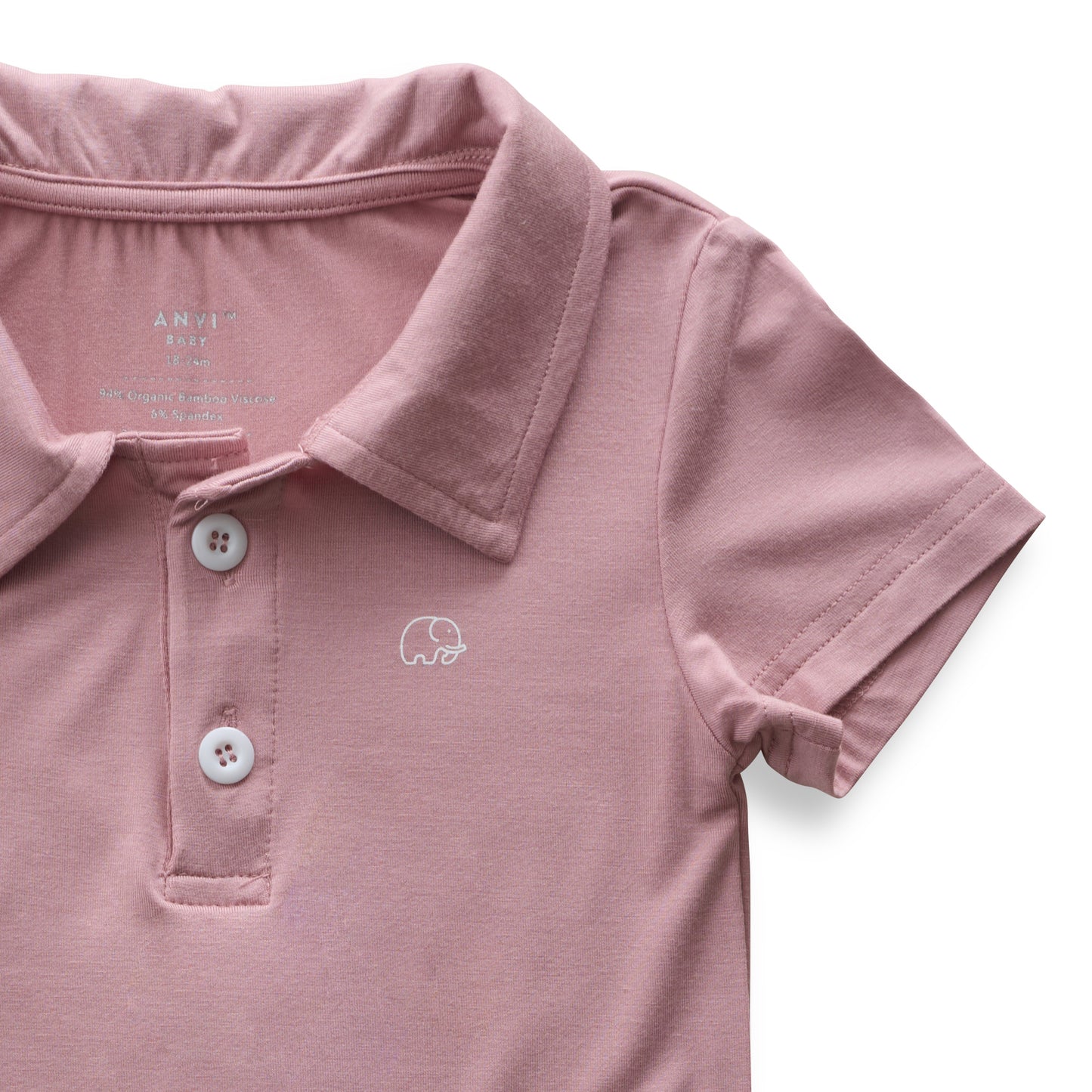 Bamboo Spandex Polo Shirt Lilac