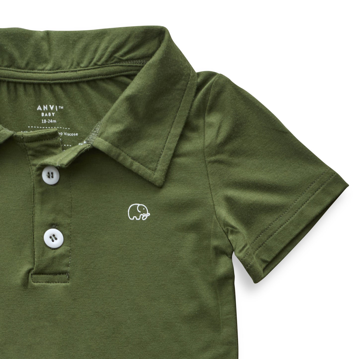 Bamboo Spandex Polo Shirt Dark Green