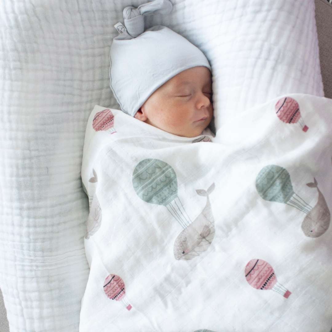 Bamboo Muslin Swaddle Wild & Free