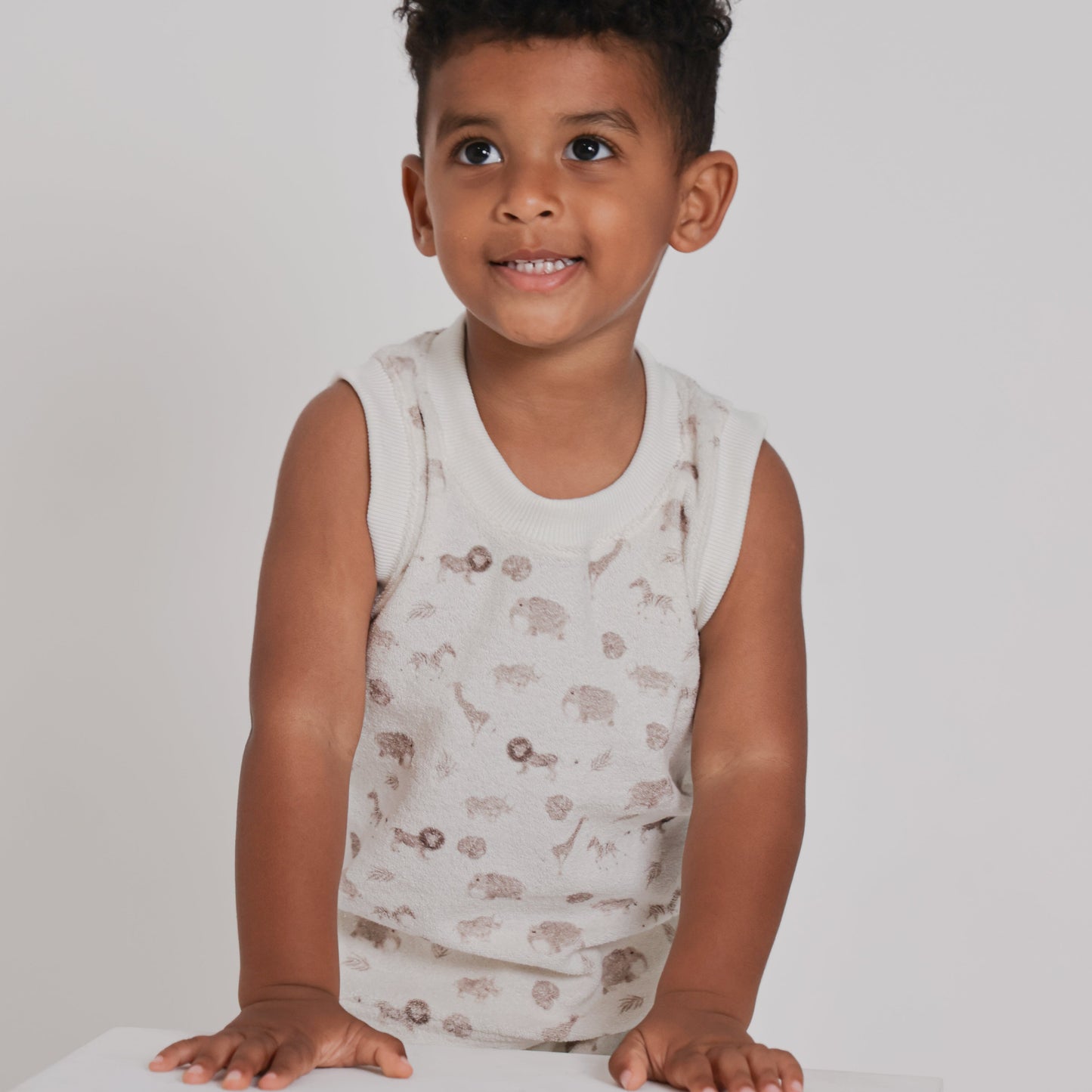 Safari Terry Vest and Short Set