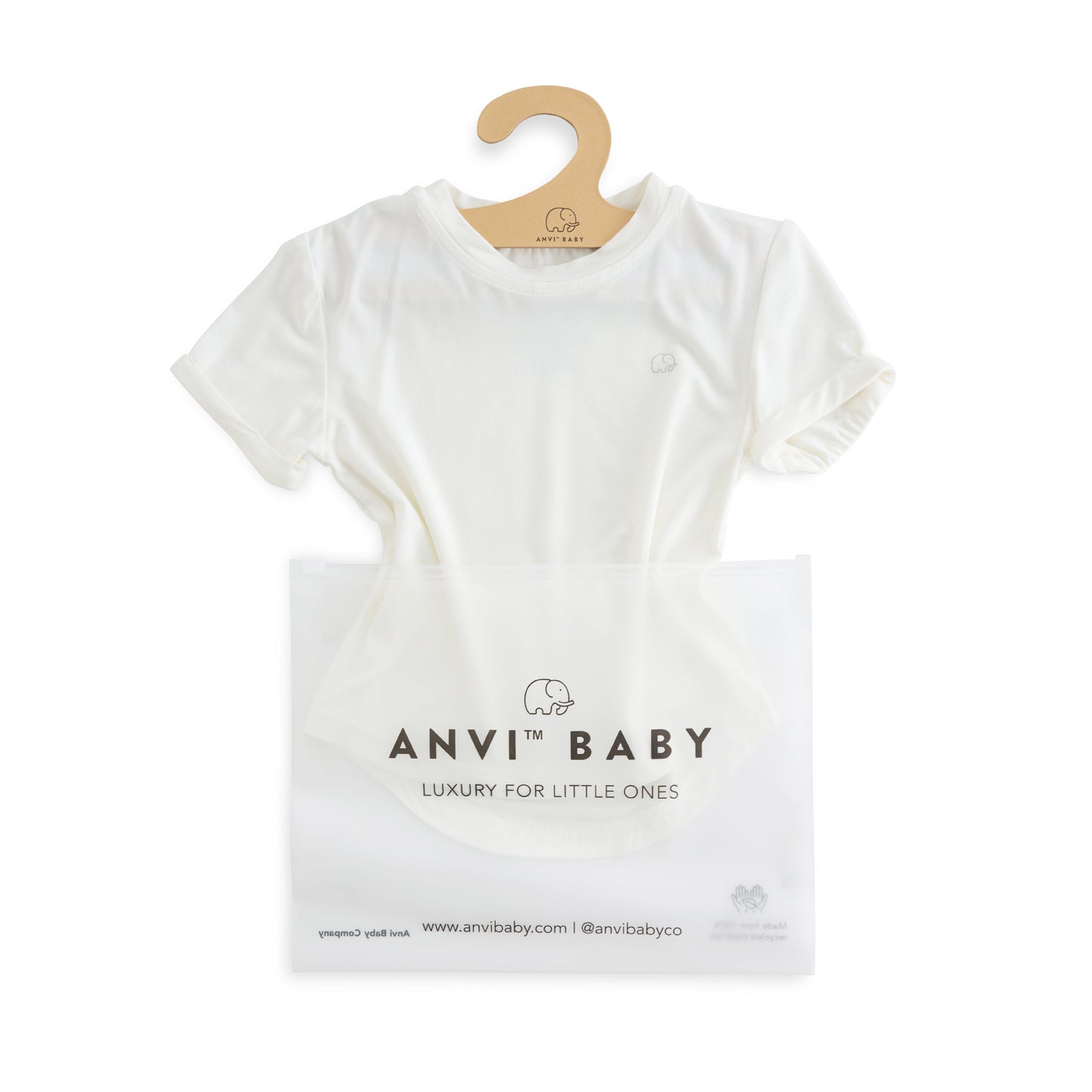 Bamboo Spandex T-Shirt White