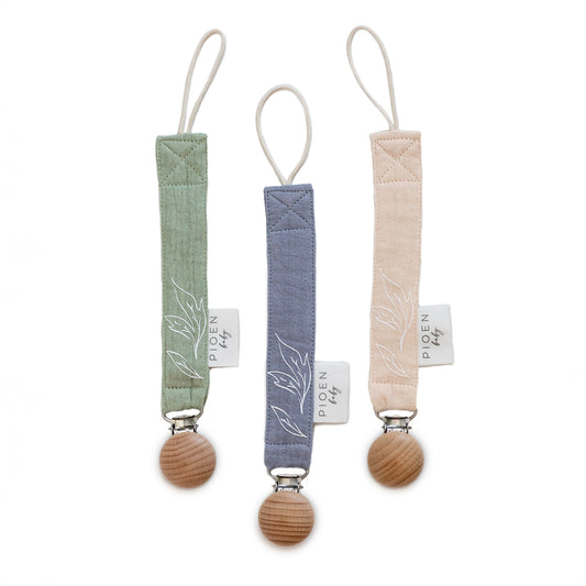 3pc Pacifier Clip Set