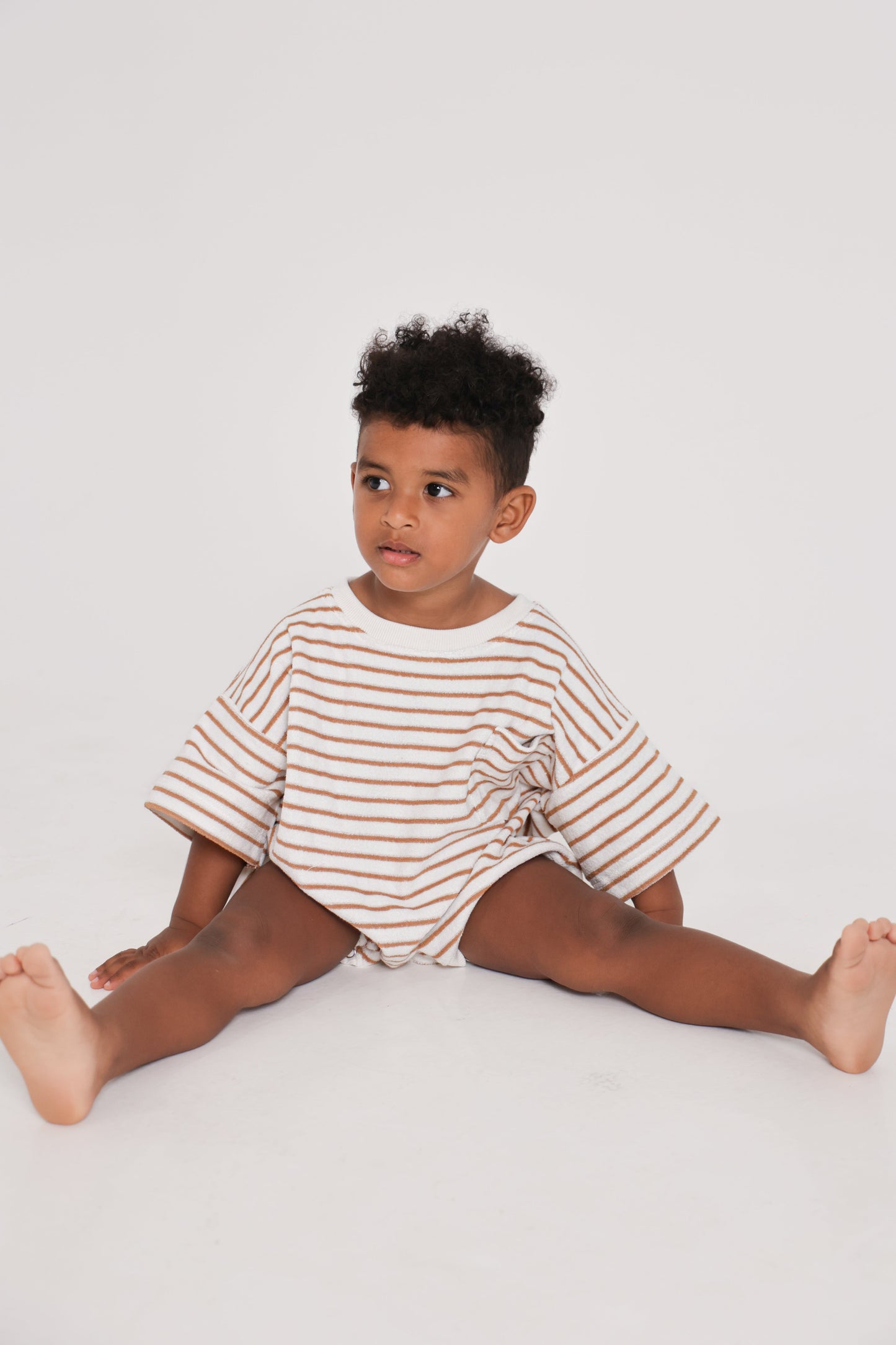 Cocoa Stripes Romper