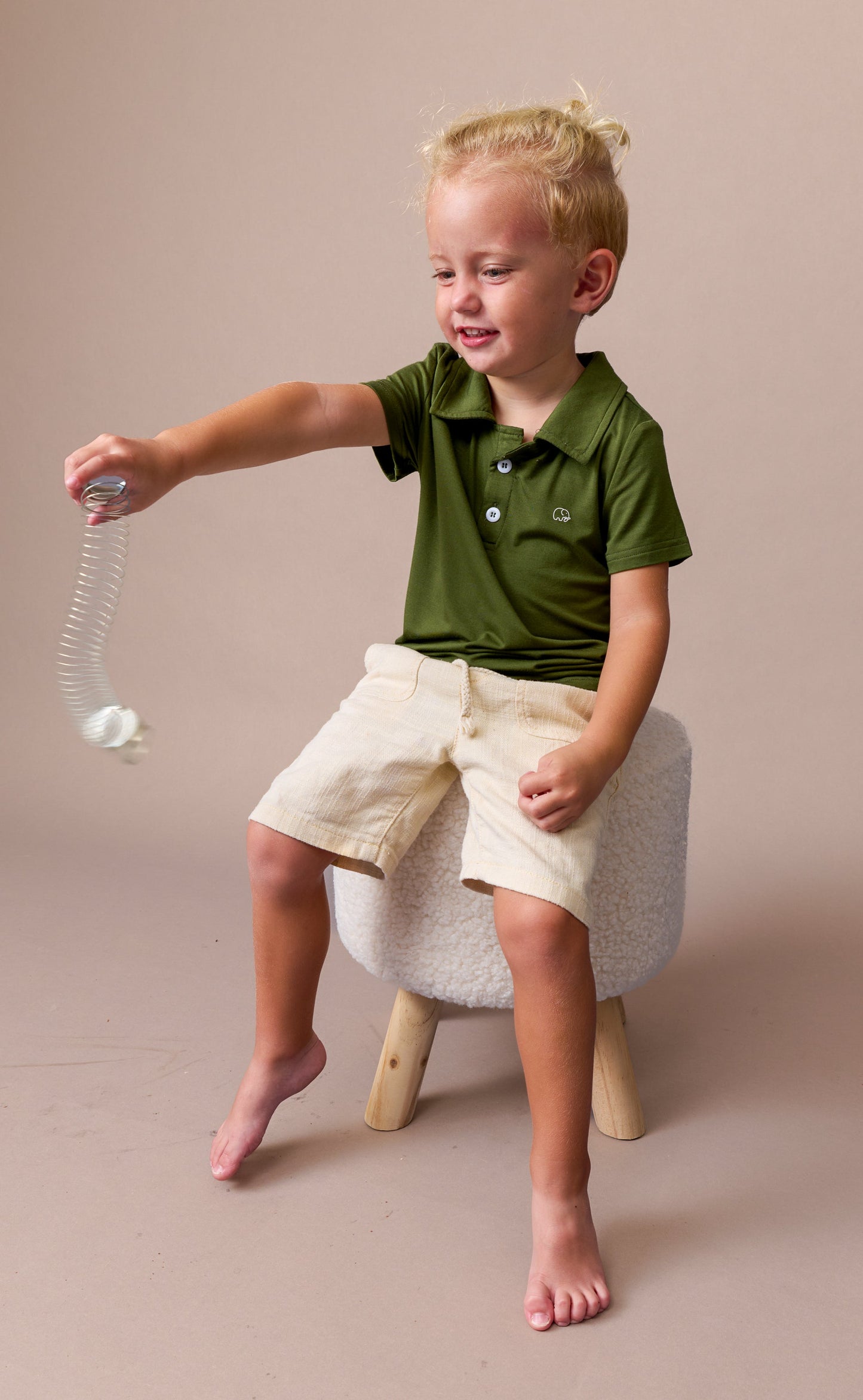 Bamboo Spandex Polo Shirt Dark Green