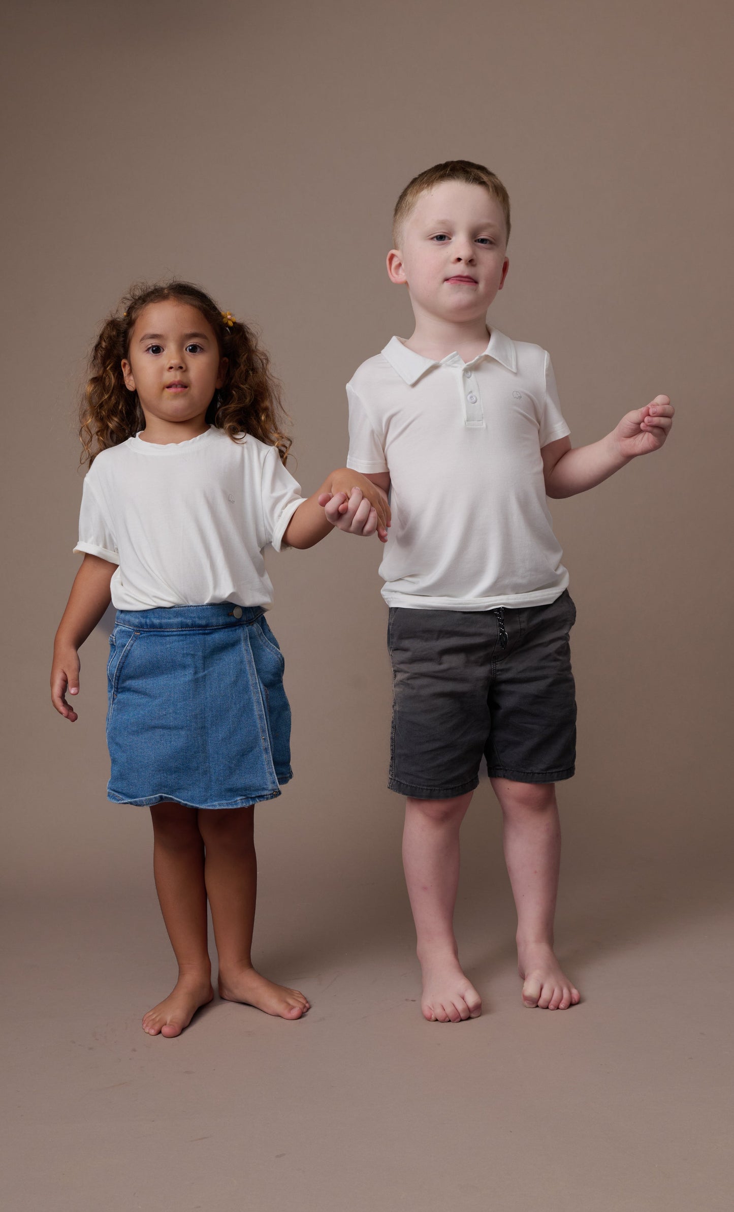 Bamboo Spandex Polo Shirt White