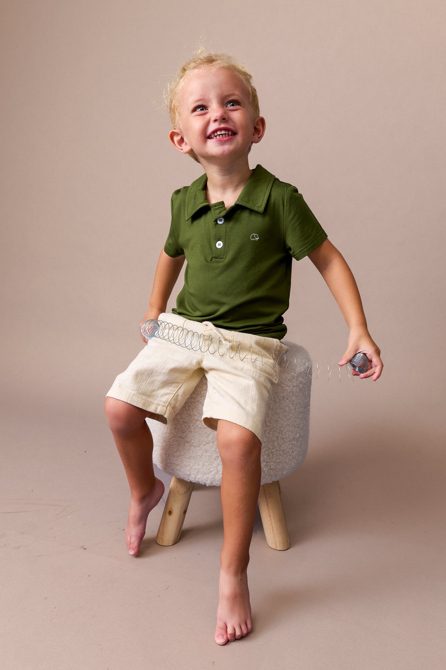 Bamboo Spandex Polo Shirt Dark Green