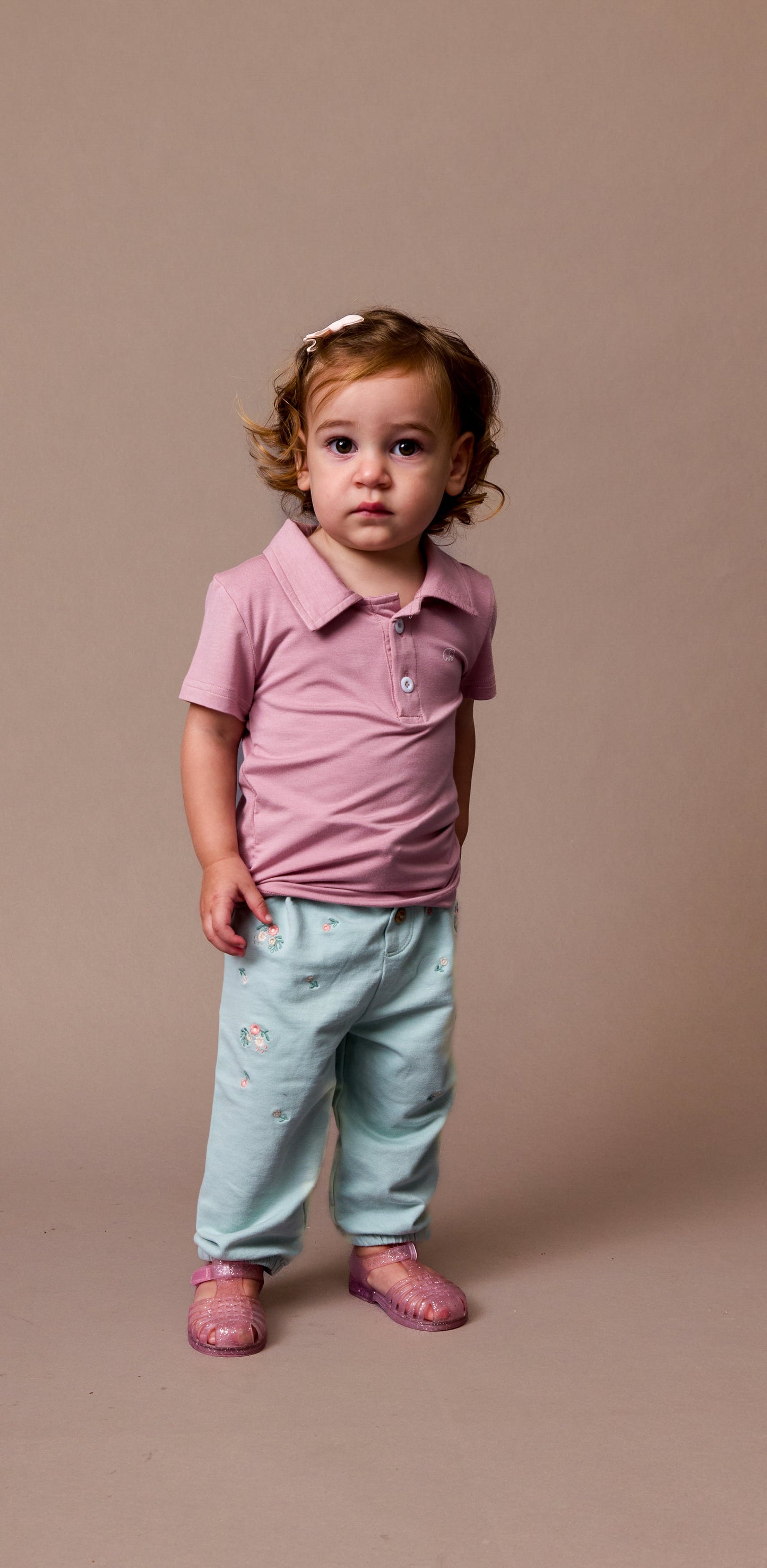 Bamboo Spandex Polo Shirt Lilac