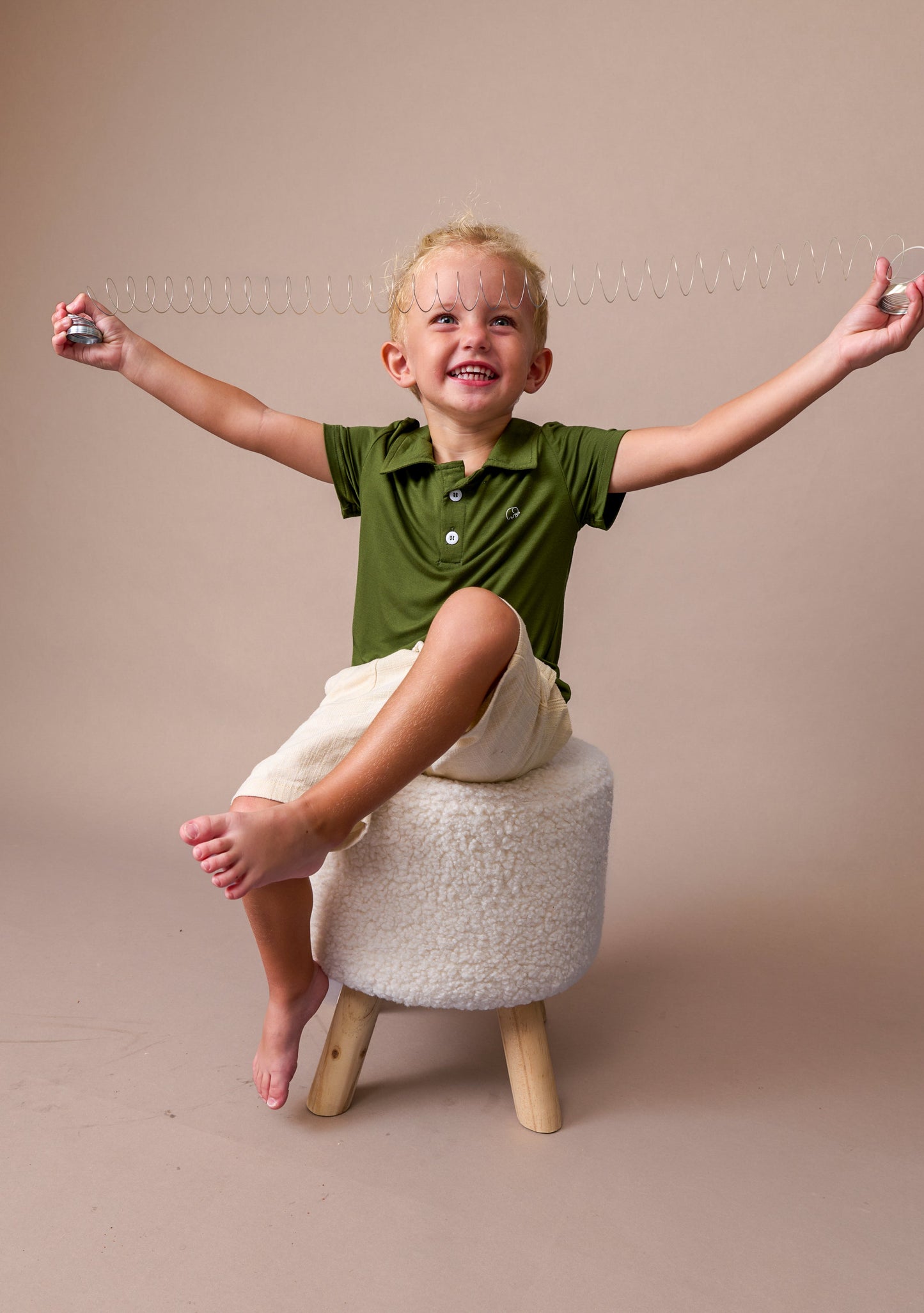 Bamboo Spandex Polo Shirt Dark Green