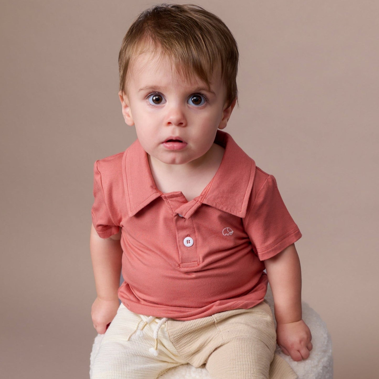 Bamboo Spandex Polo Shirt Maroon