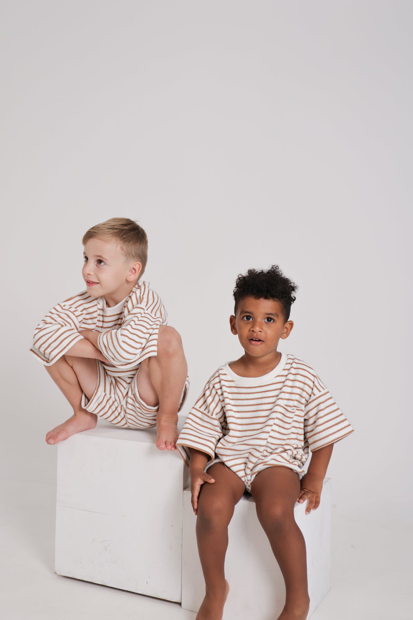 Cocoa Stripes Romper