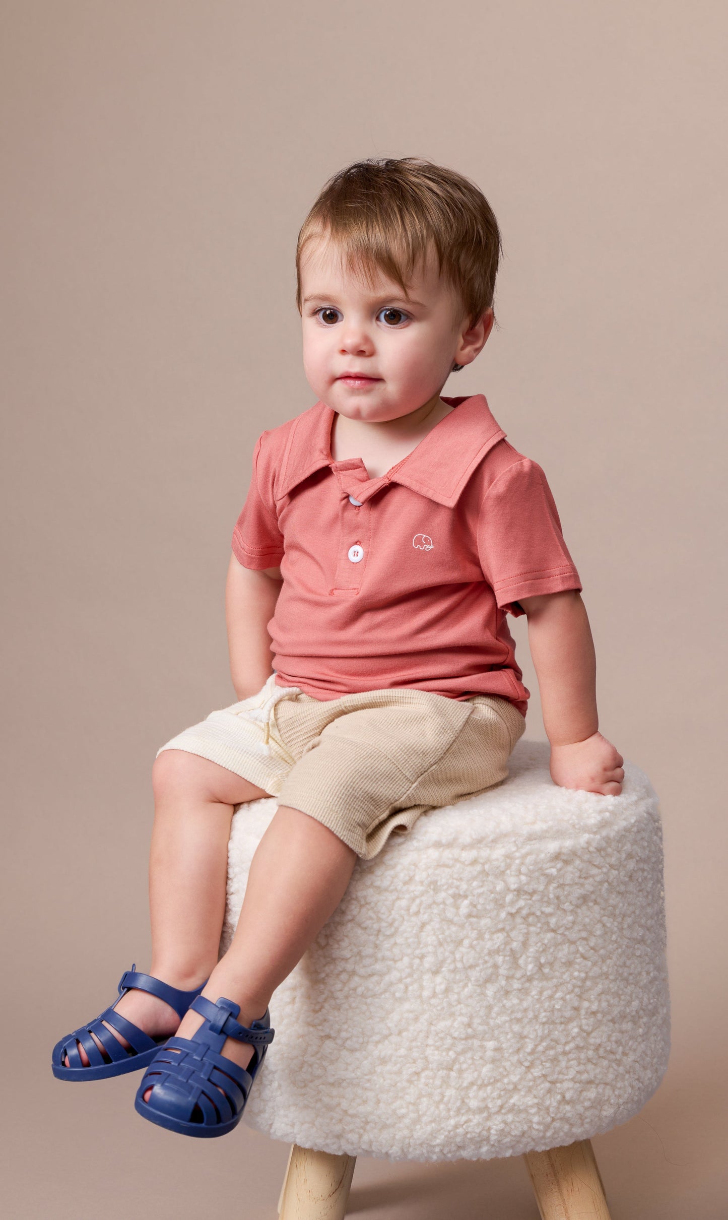 Bamboo Spandex Polo Shirt Maroon