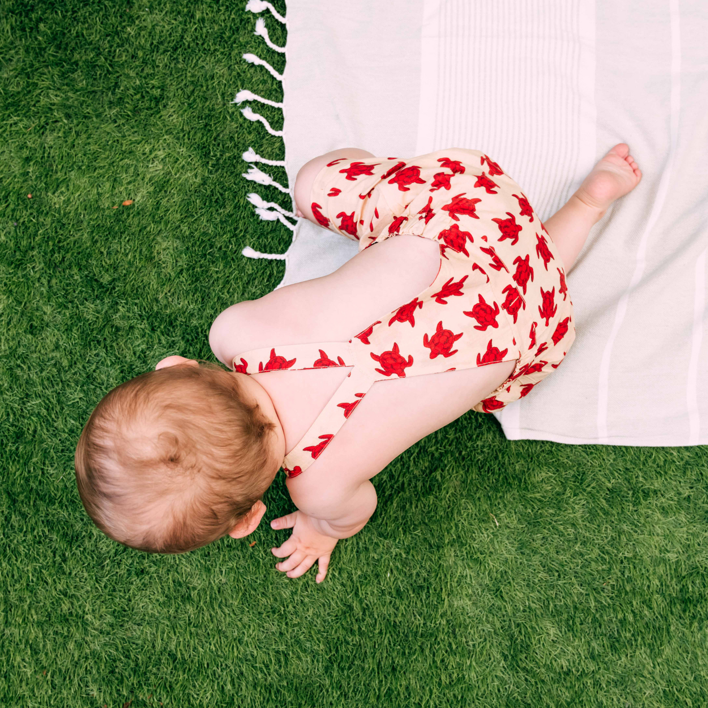 Dillon Short Dungarees Turtle