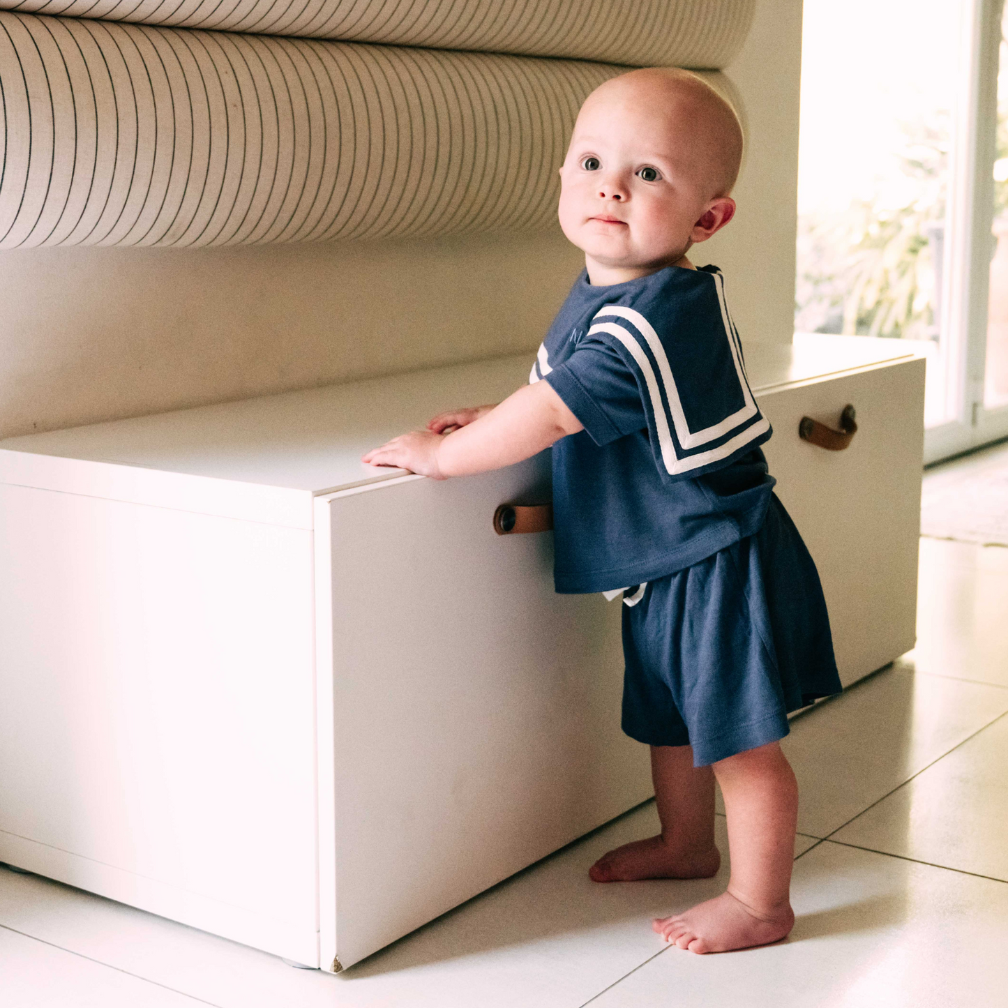 Sidney Sailor T-Shirt and Shorts Set Navy