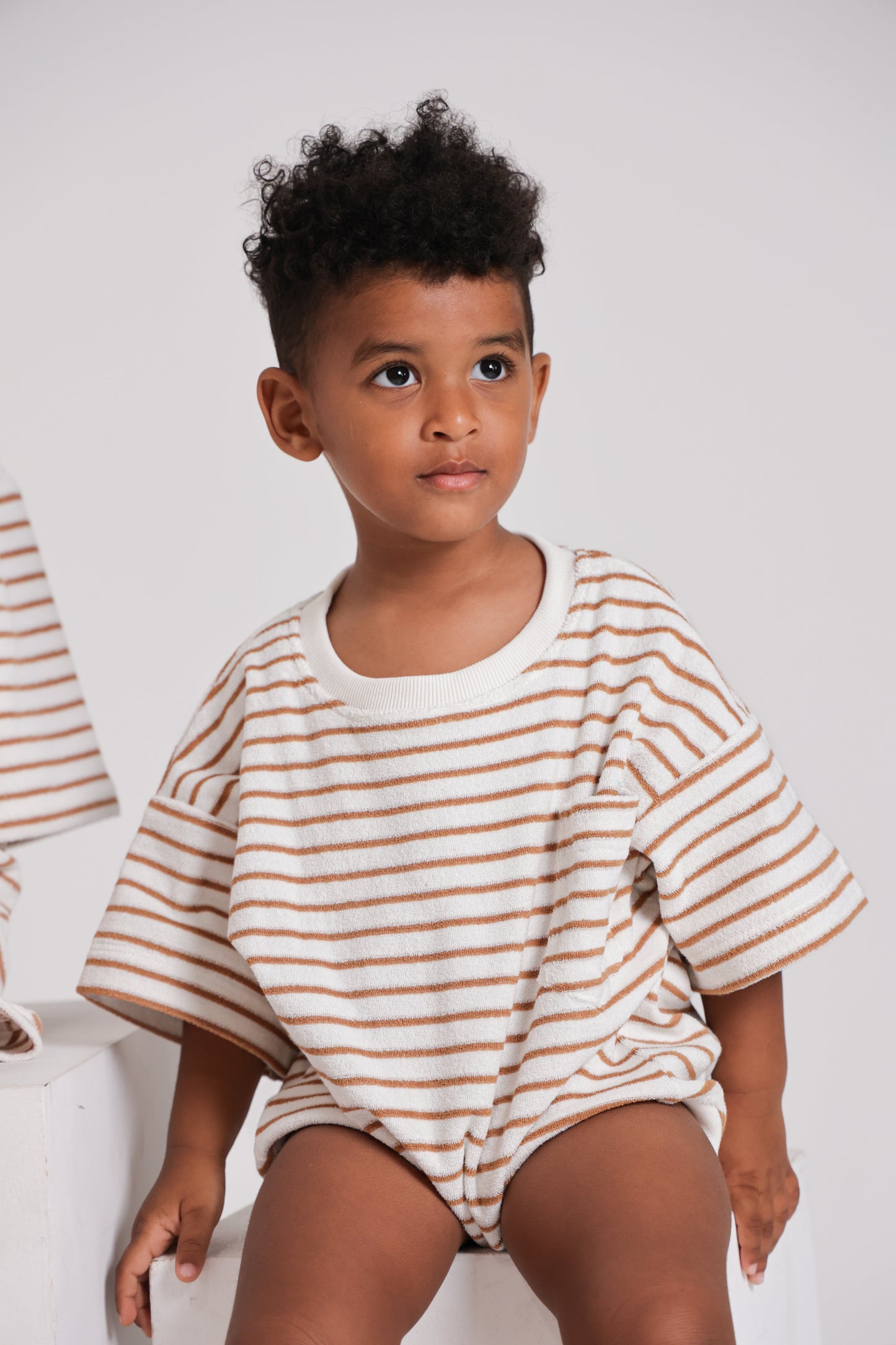 Cocoa Stripes Romper
