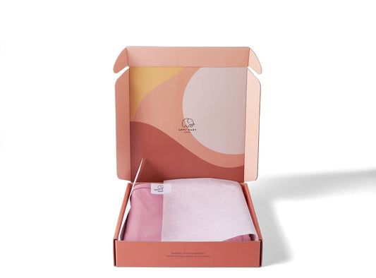 Bamboo Onesie Dress Newborn Gift Set Lilac