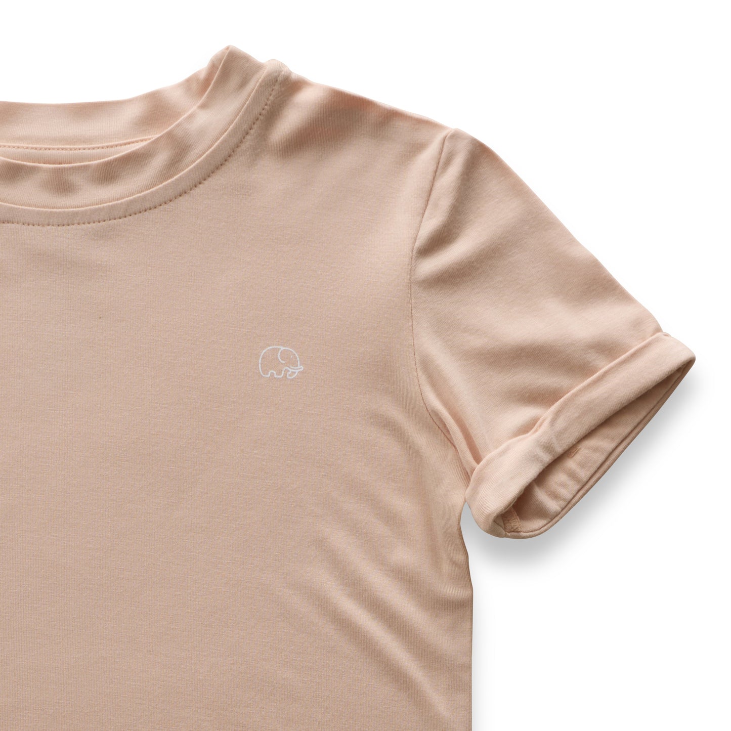 Bamboo Spandex T-Shirt Coral Peach