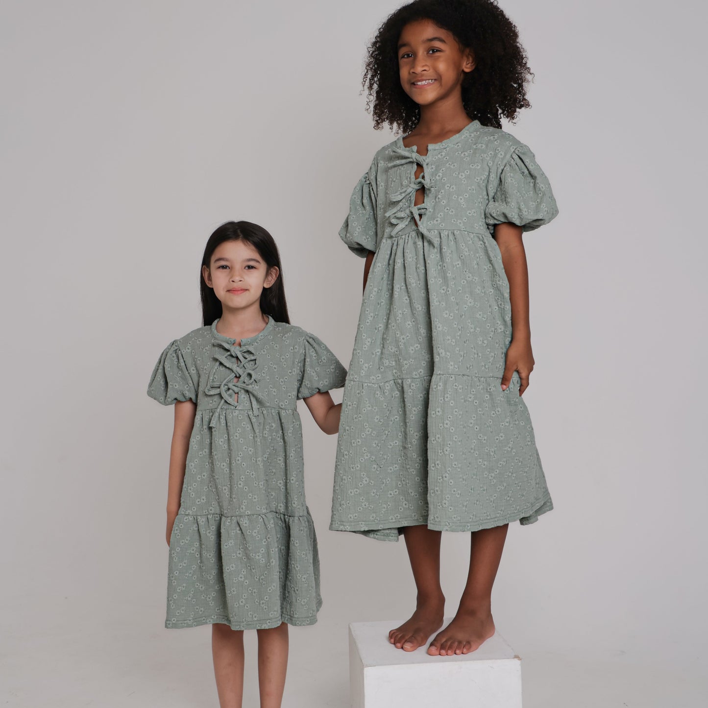 Chleo Embroidery Muslin Dress