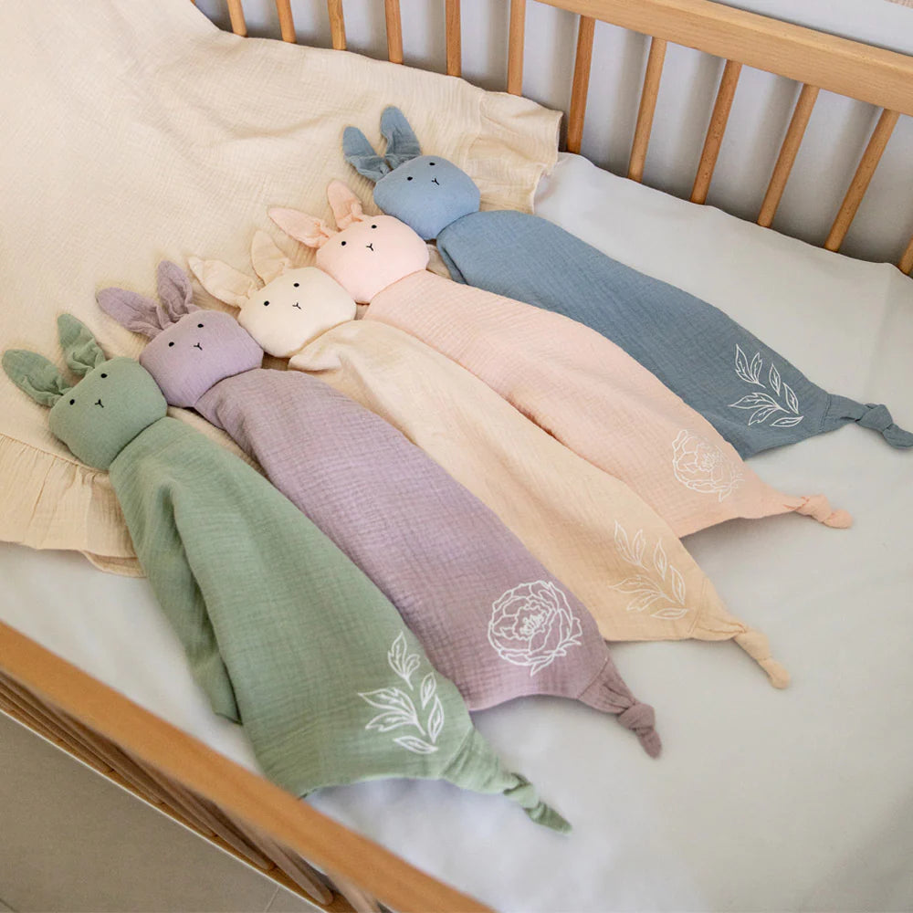 Bloom Hush Bunny Baby Lovey Soft Pink