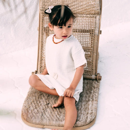 Coconut Muslin Top and Short Set