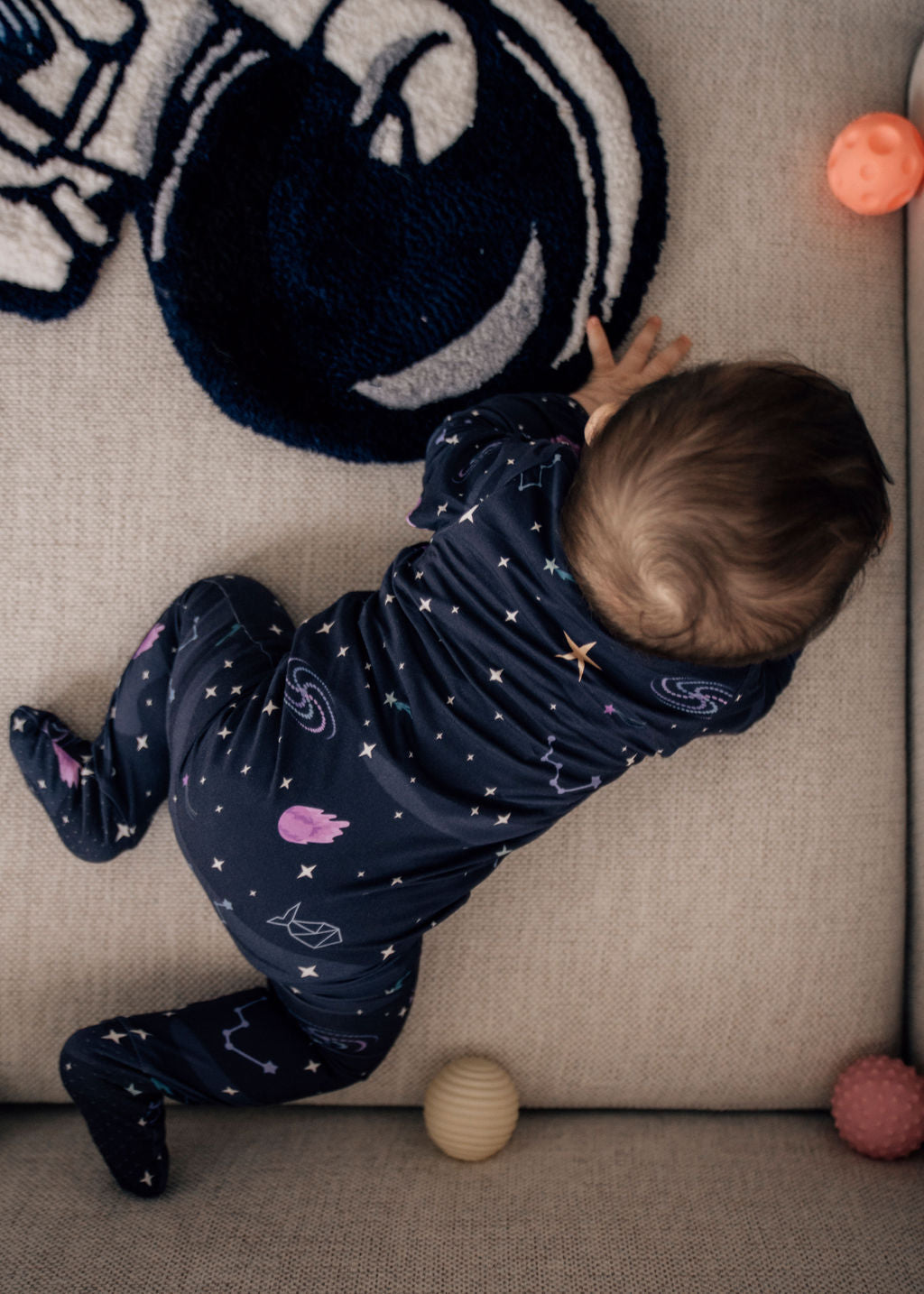 Space Blast Magnetic Clasp Onesie