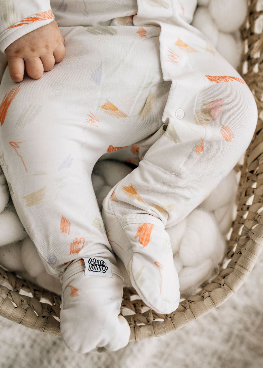 Scribble Wibble Magnetic Clasp Onesie