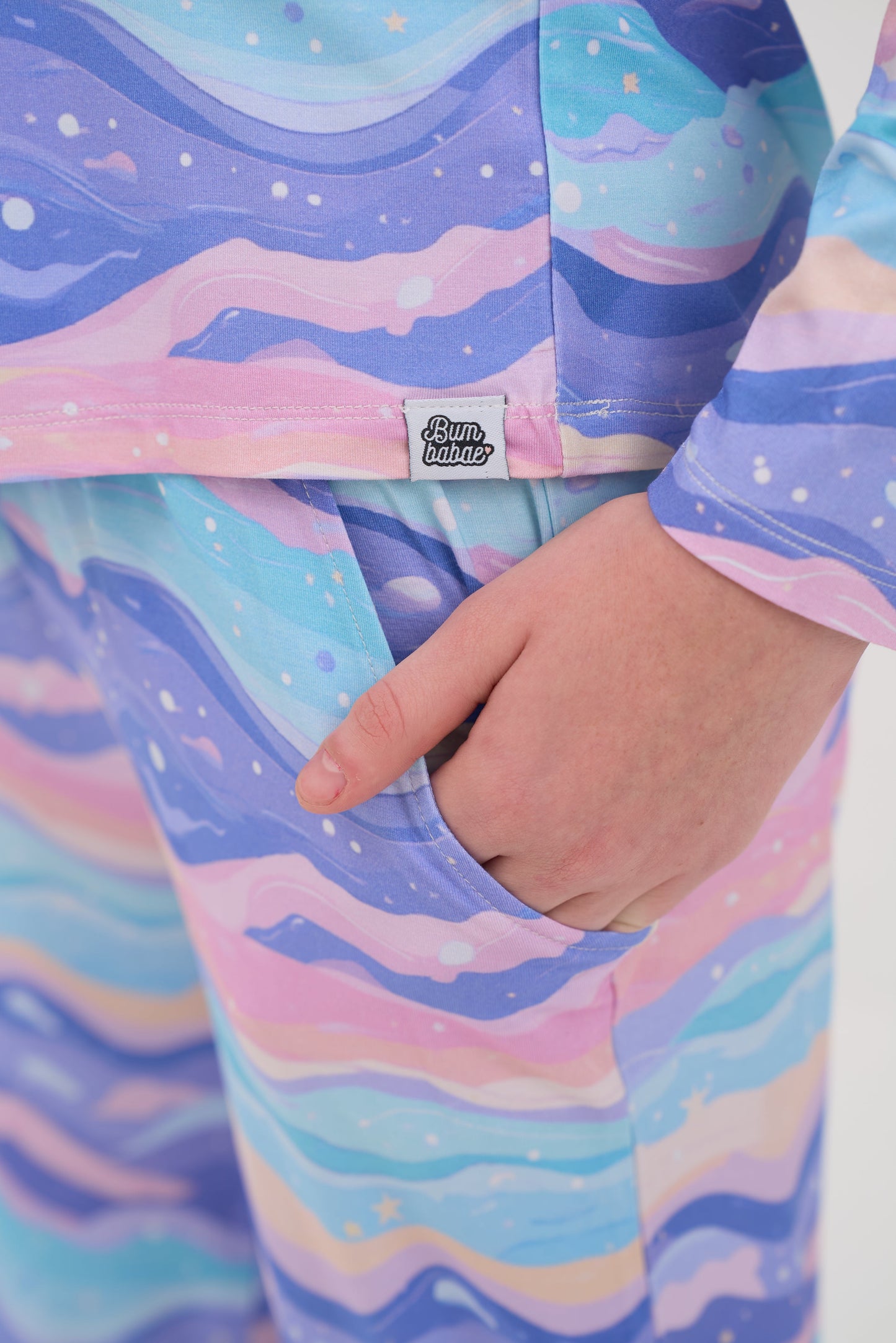 Womens Lavender Dunes Pajama Lounge Pants