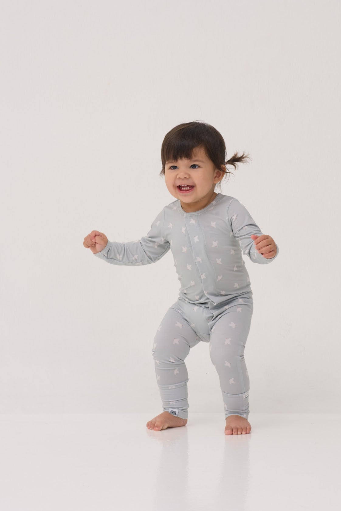 Olive Doves Magnetic Sleepsuit