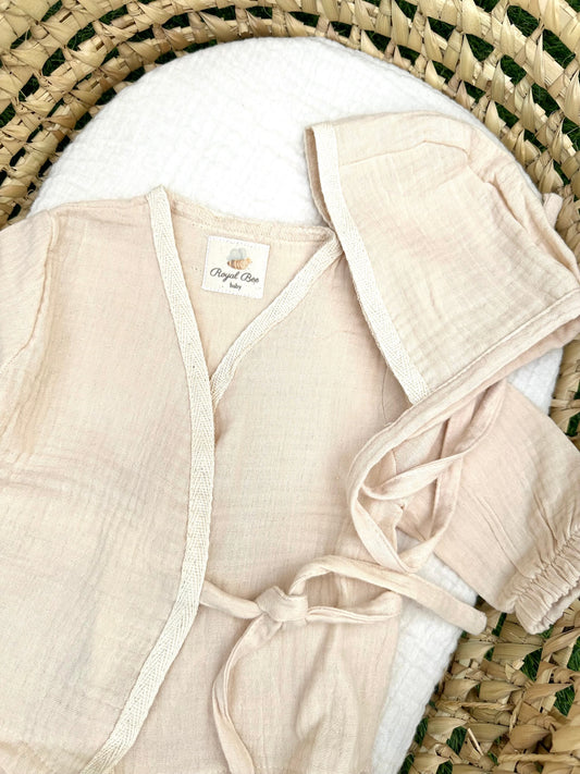 Sami Organic Muslin First Outfit Set