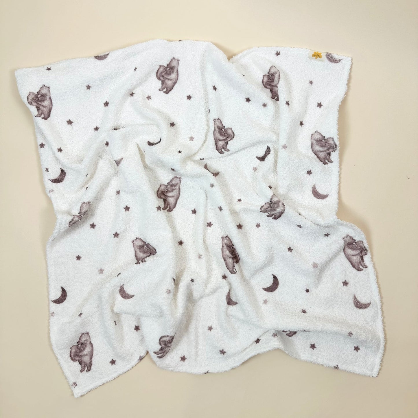 Mama Bear Newborn Bath Towel and Wash Cloth