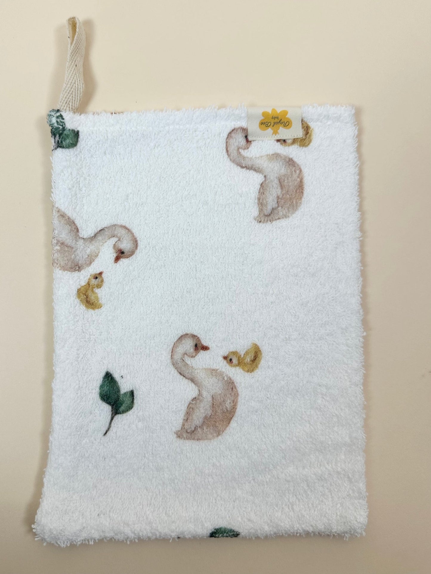 Ducklings Newborn Bath Towel and Wash Cloth