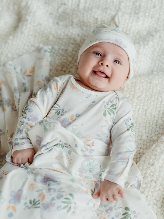 Baby Swaddle Blanket - Modern Daisy