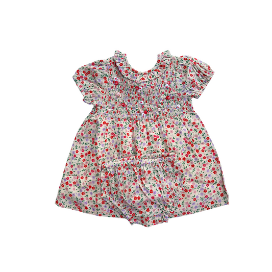 Lilah Embroidered Floral Dress