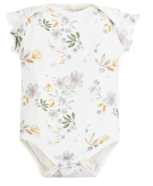 Girls Bodysuit in Modern Daisy