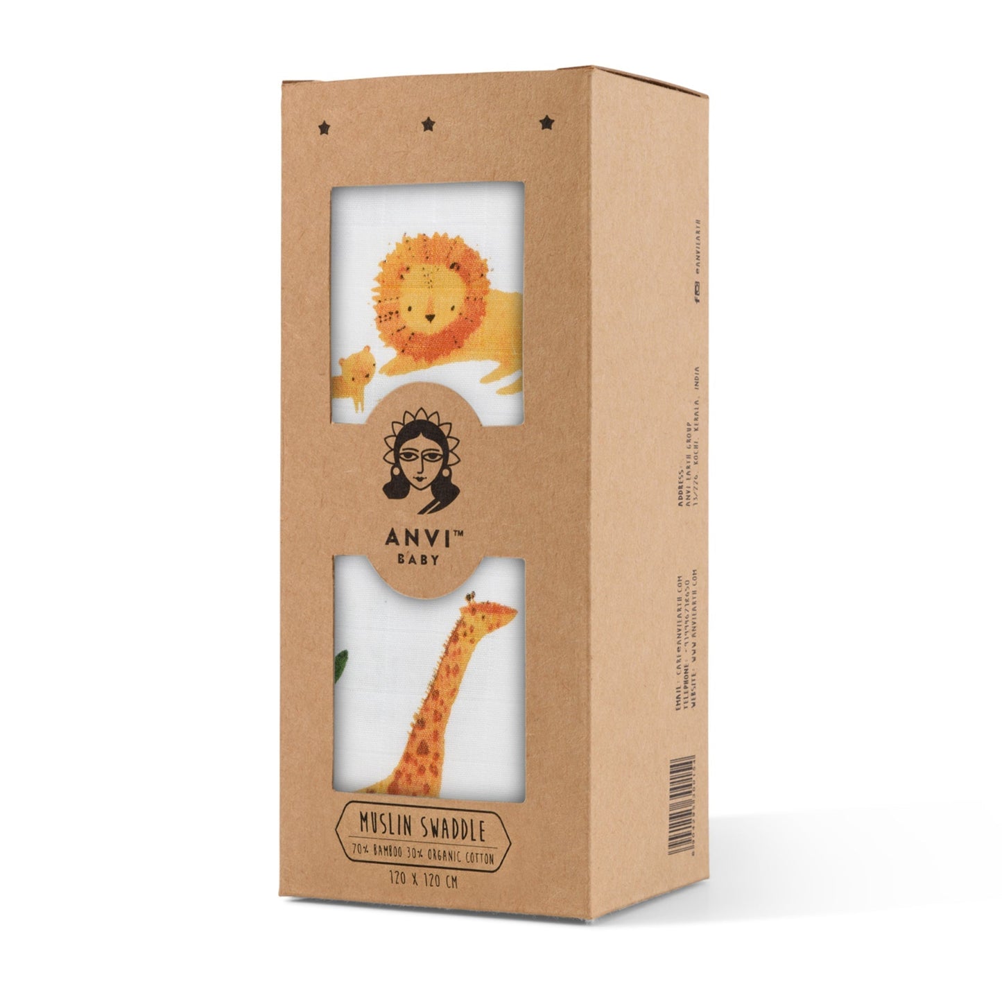 Bamboo Muslin Swaddle The Mighty Jungle