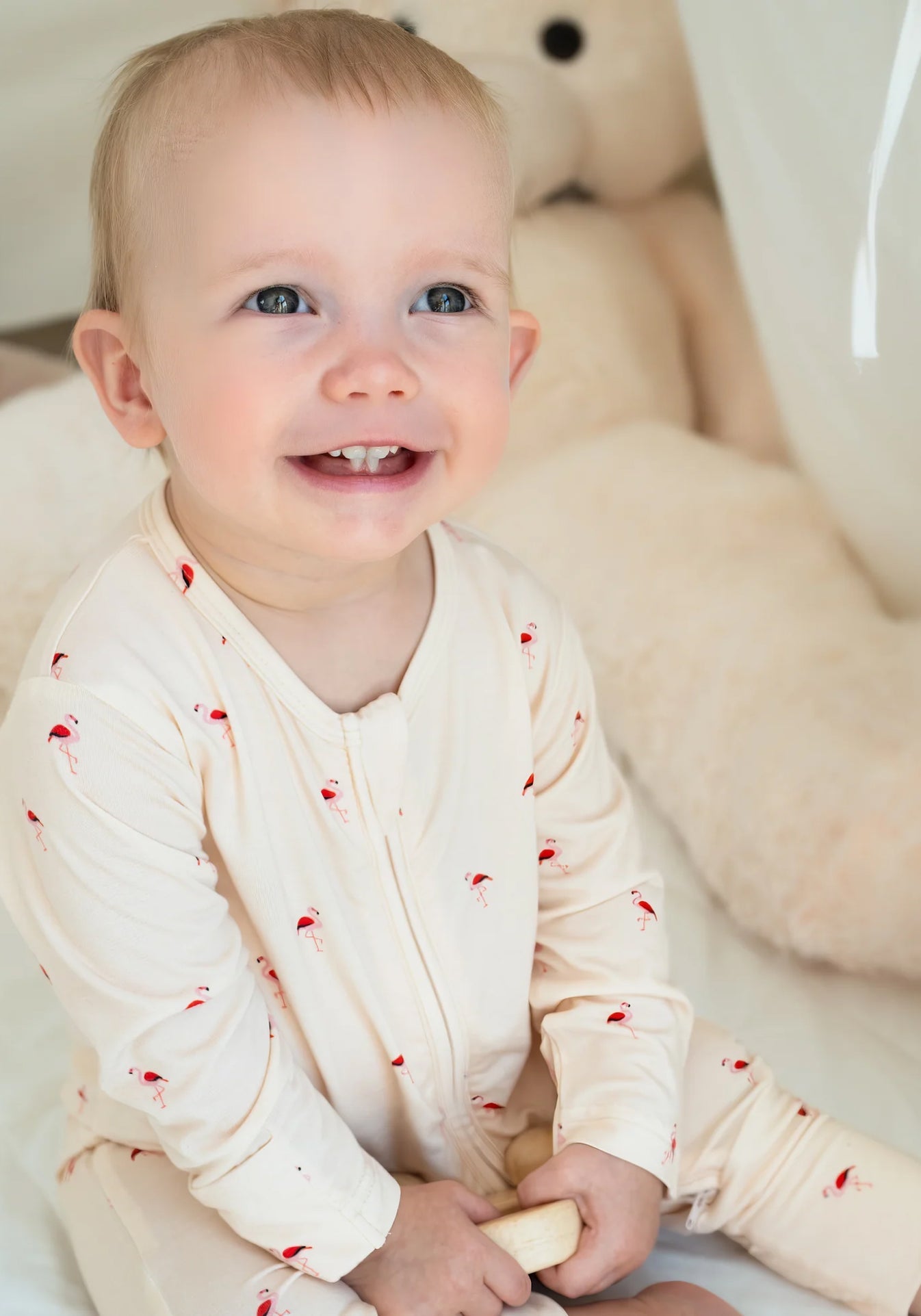 Flamingo Zippered Sleepsuit