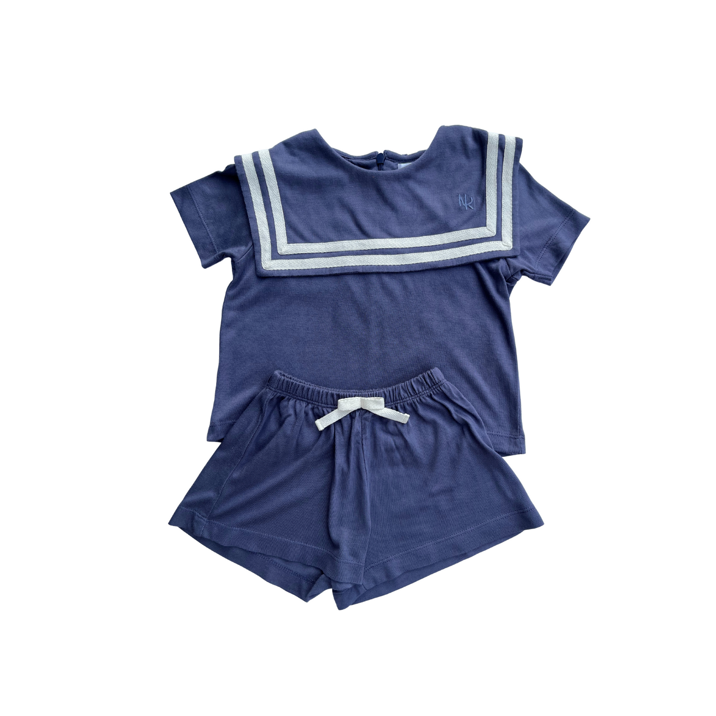 Sidney Sailor T-Shirt and Shorts Set Navy