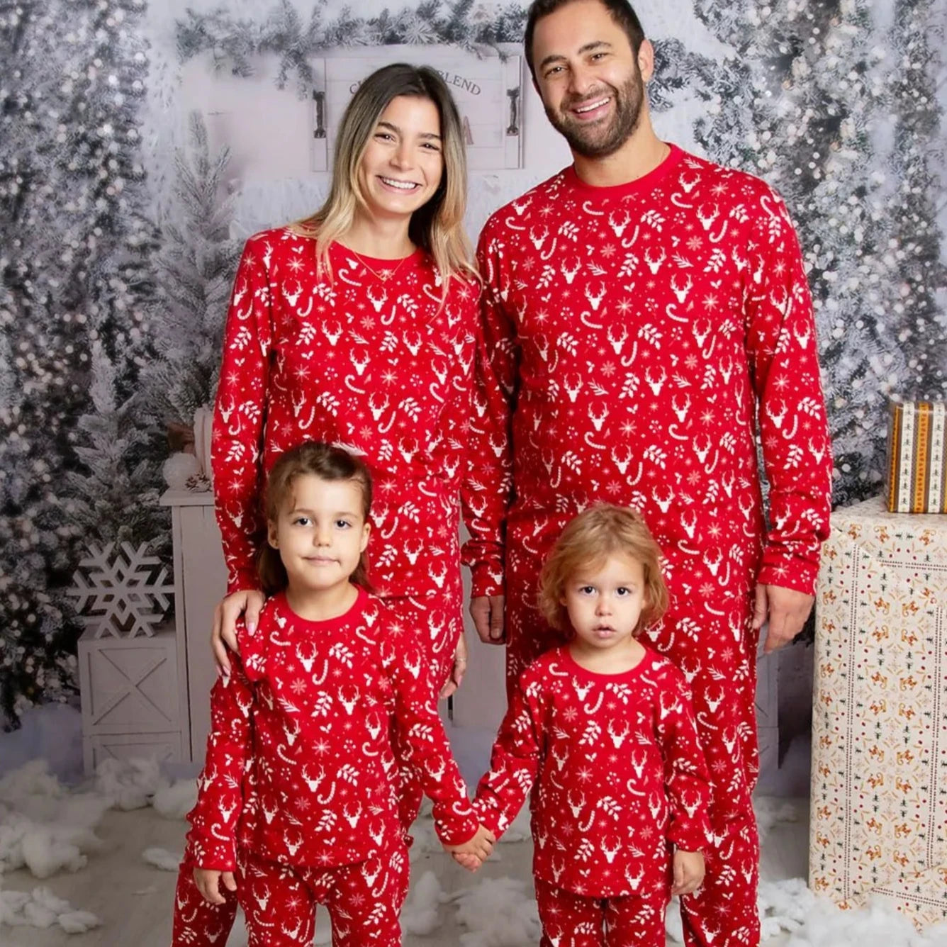 Womens Christmas Deerest Dreams Matching Family PJs in Adrenaline Rush for Mum