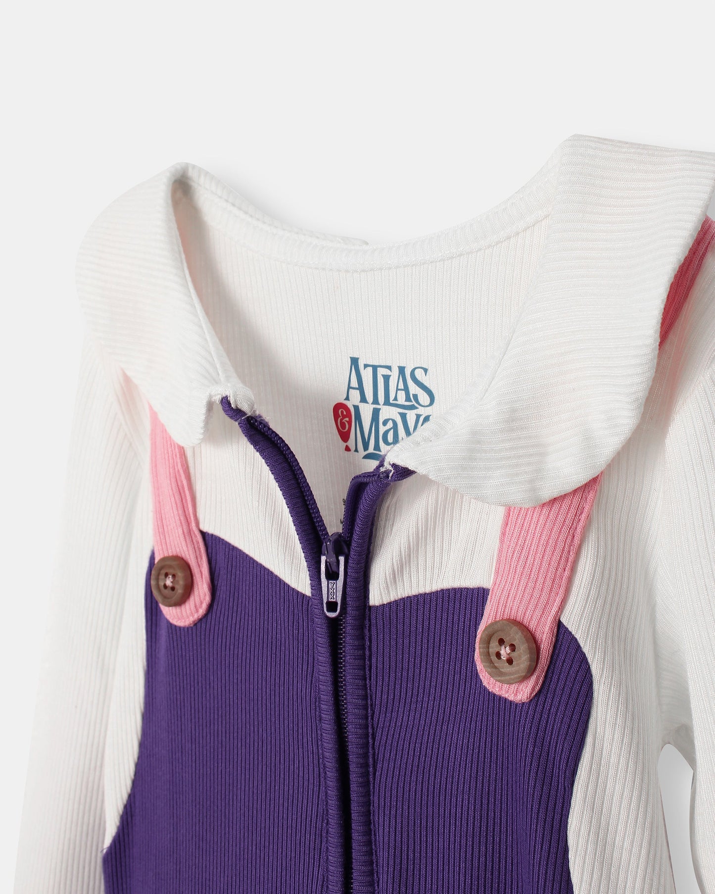 Fancy Pantsy Overall Playsuit - Purple - Atlas & Maya