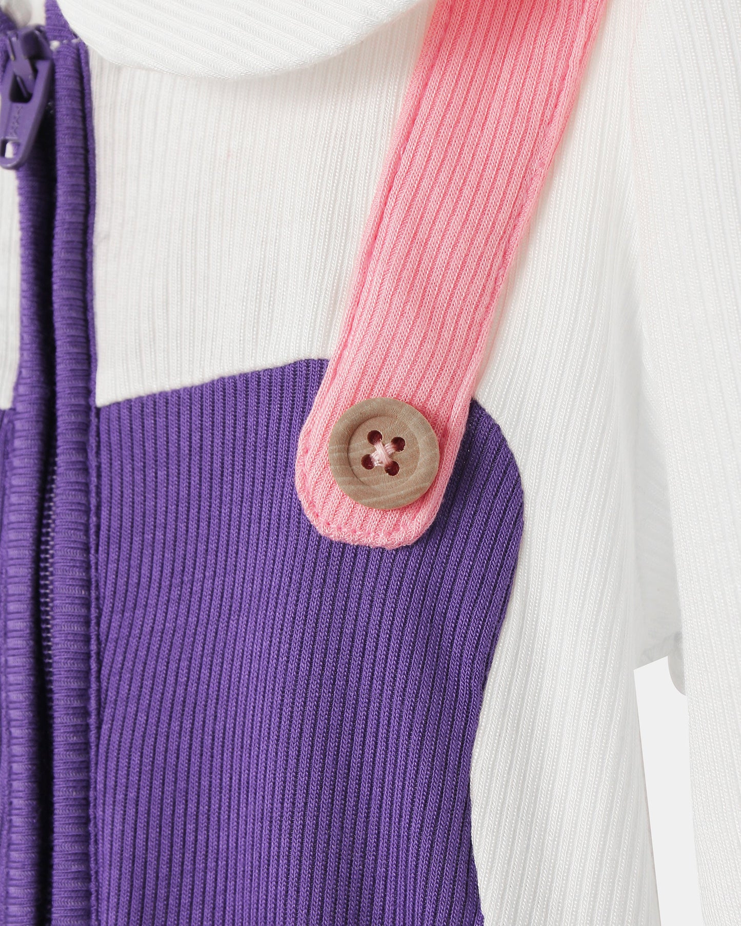 Fancy Pantsy Overall Playsuit - Purple - Atlas & Maya