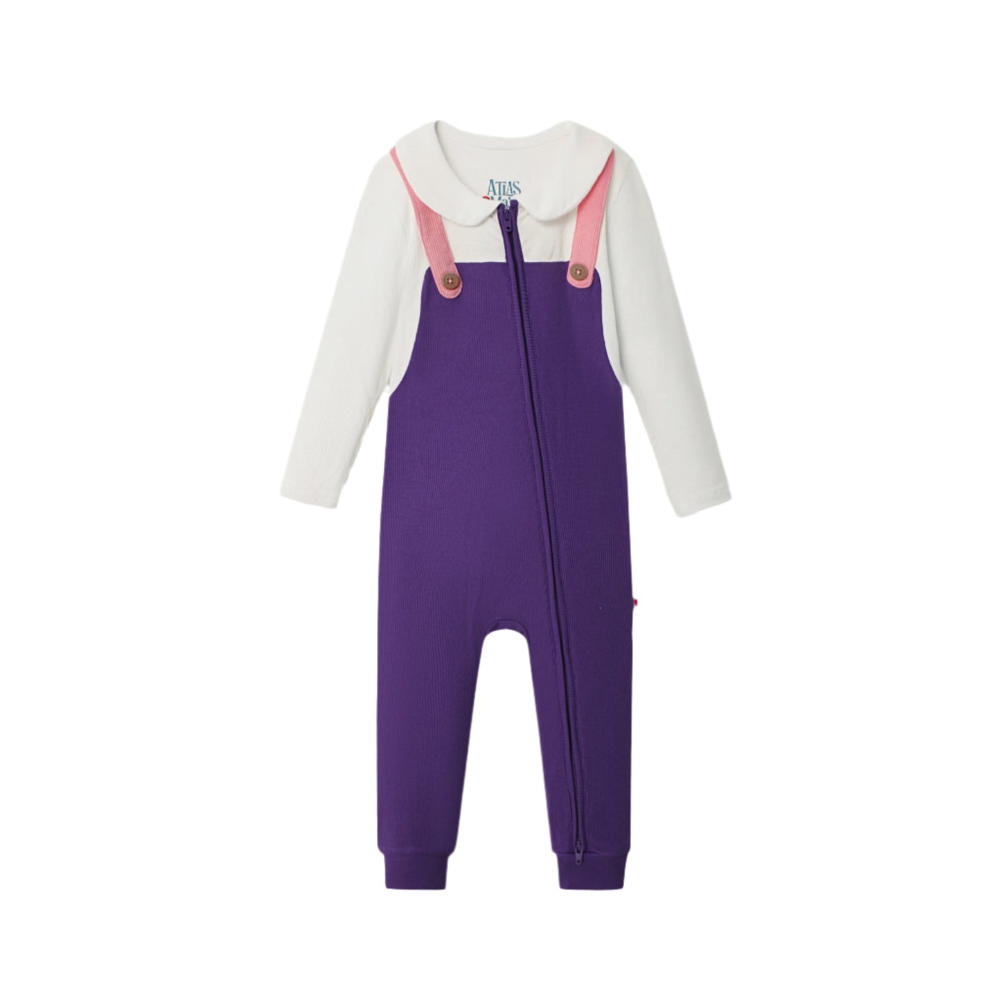 Purple Fancy Pantsy Overall Playsuit