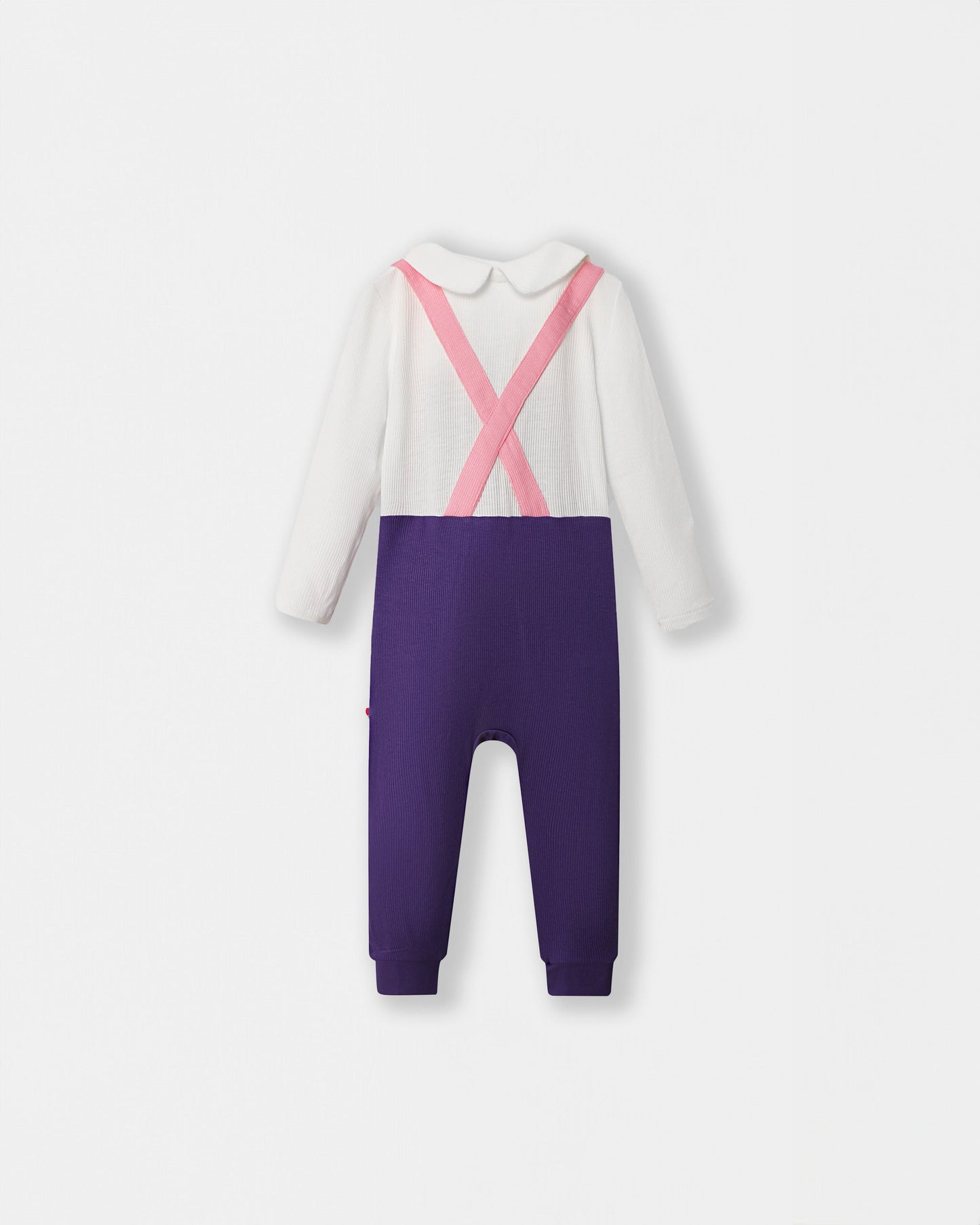 Purple Fancy Pantsy Overall Playsuit
