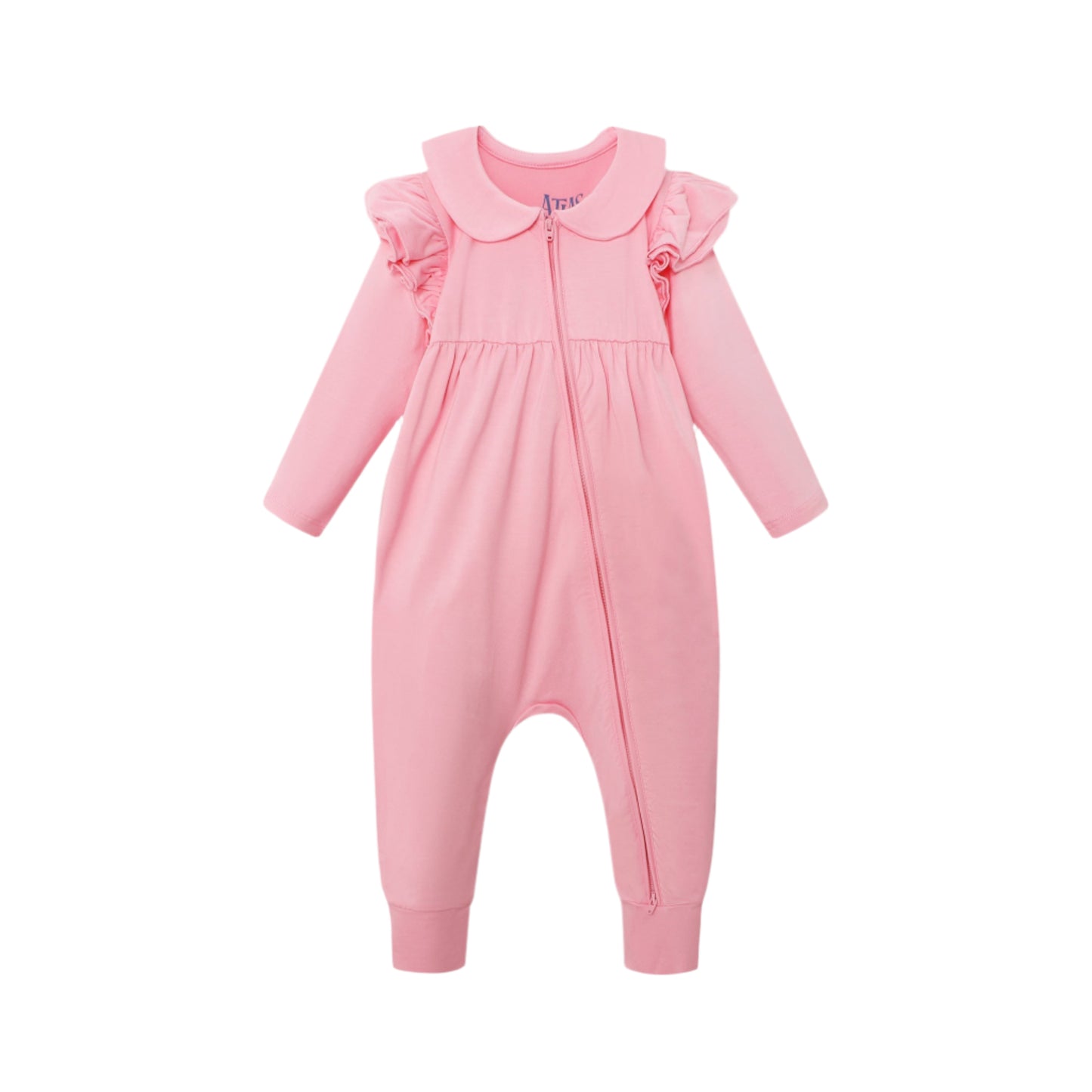 Flamingo Pink Ruffle Truffle Playsuit