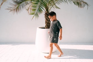 Beaux Desert Cotton Muslin Tshirt and Shorts Set for Babies, kids and teens