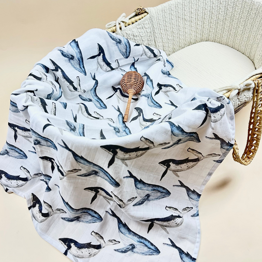 Beluga Organic Muslin Blanket