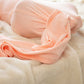 Organic Bamboo Knotted Gown & Beanie Set in Peach